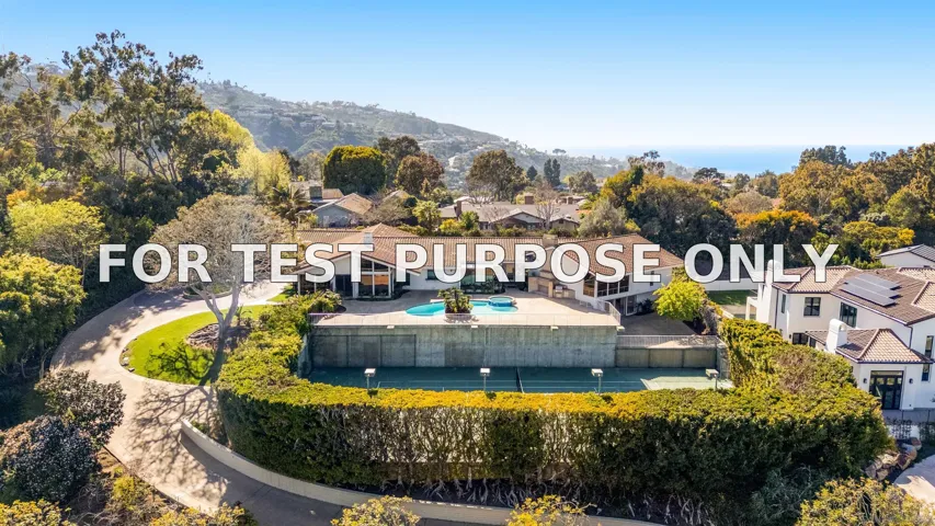 Demo/Test Data 3013 Woodford Dr, La Jolla, Ca 92037