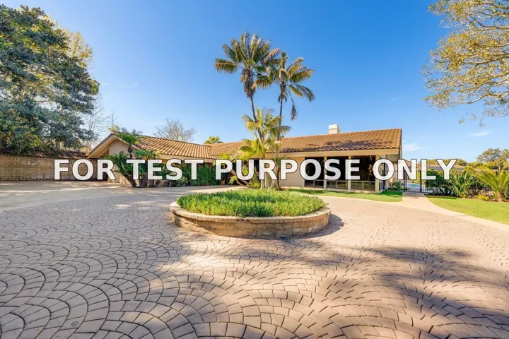 Demo/Test Data 3013 Woodford Dr, La Jolla, Ca 92037