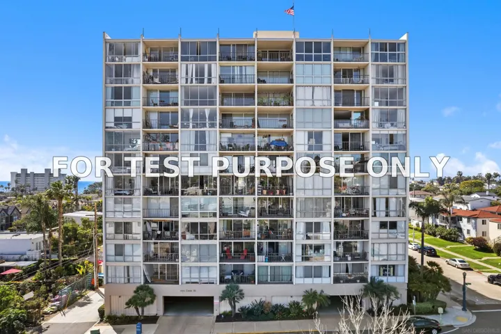 Demo/Test Data 4944 Cass St. Unit 407, San Diego, Ca 92109