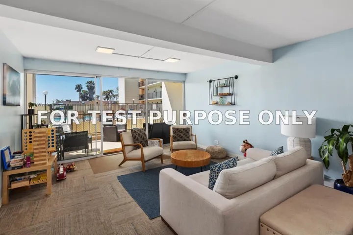 Demo/Test Data 4944 Cass St. Unit 407, San Diego, Ca 92109