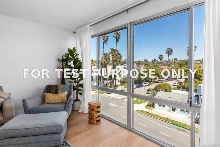 Demo/Test Data 4944 Cass St. Unit 407, San Diego, Ca 92109