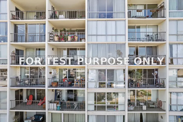 Demo/Test Data 4944 Cass St. Unit 407, San Diego, Ca 92109
