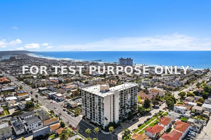 Demo/Test Data 4944 Cass St. Unit 407, San Diego, Ca 92109