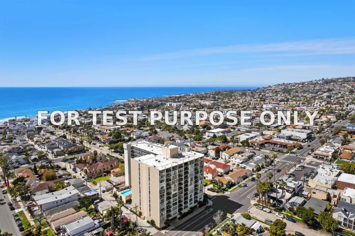 Demo/Test Data 4944 Cass St. Unit 407, San Diego, Ca 92109