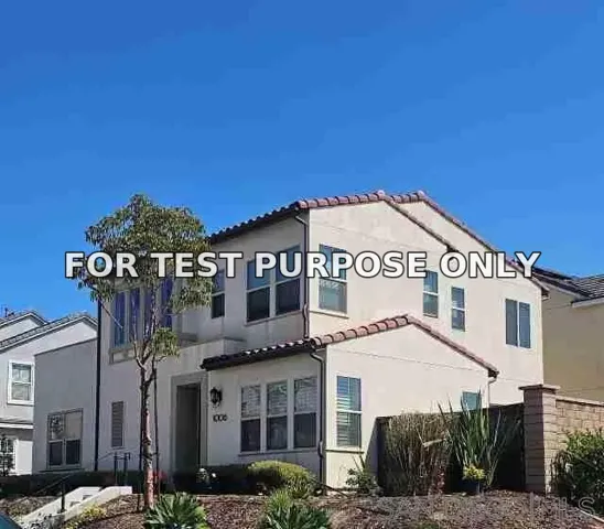 Demo/Test Data 1006 Camino Marcela, Chula Vista, Ca 91913