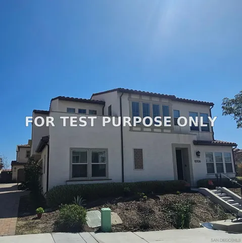 Demo/Test Data 1006 Camino Marcela, Chula Vista, Ca 91913