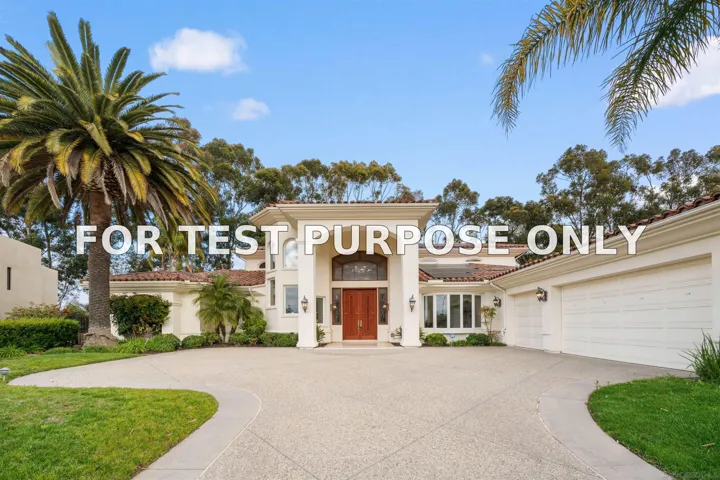 Demo/Test Data 12131 View Pointe Row, San Diego, Ca 92128