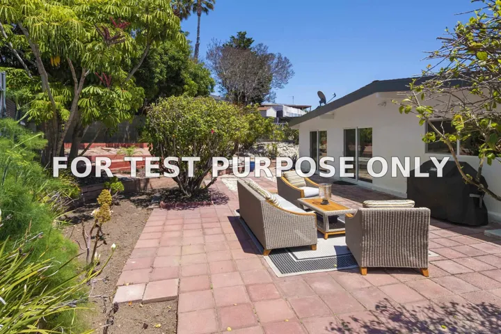 Demo/Test Data 4780 Orten Street, San Diego, Ca 92117