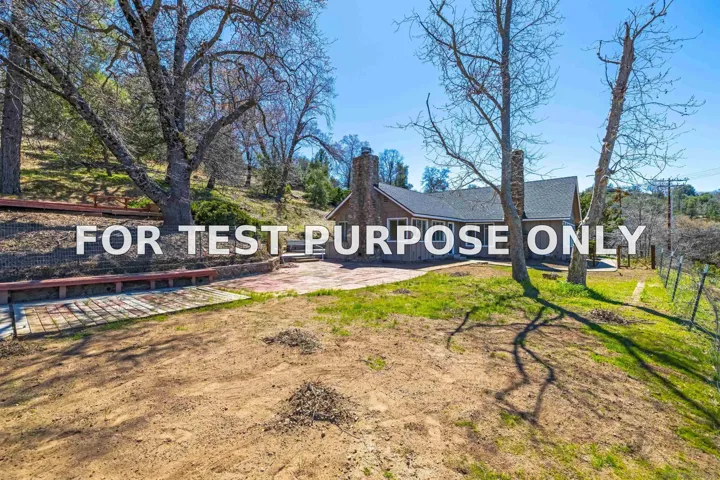 Demo/Test Data 3869 Pine Hills Rd, Julian, Ca 92036