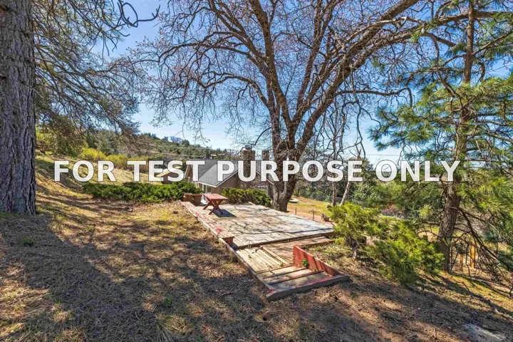 Demo/Test Data 3869 Pine Hills Rd, Julian, Ca 92036