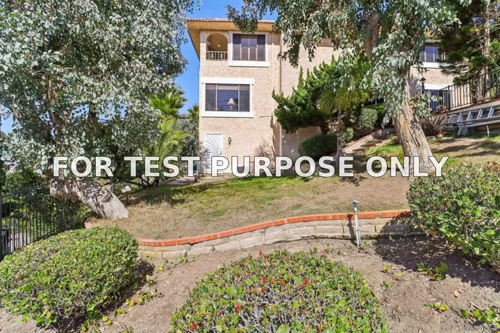 Demo/Test Data 4770 Jellett St, San Diego, Ca 92110