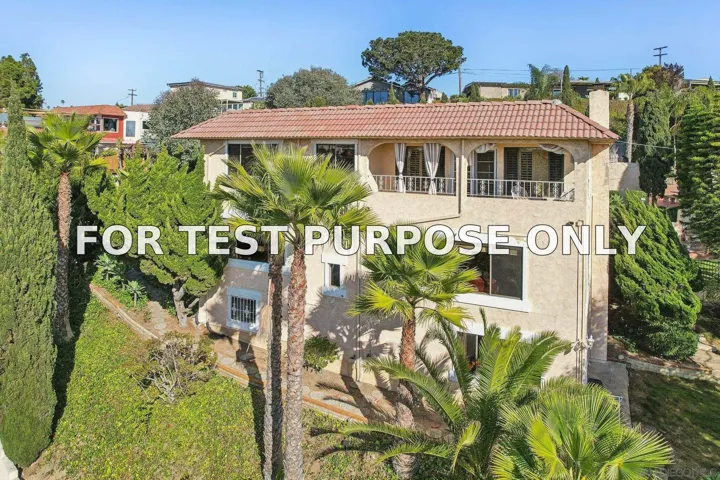 Demo/Test Data 4770 Jellett St, San Diego, Ca 92110