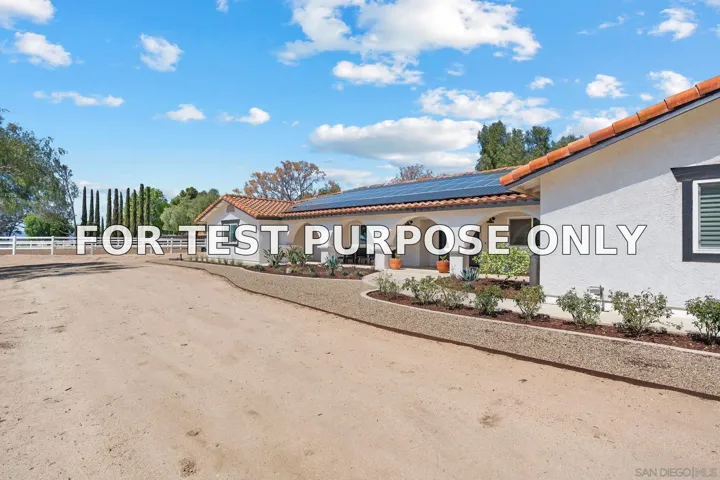Demo/Test Data 34020 Madera De Playa, Temecula, Ca 92592