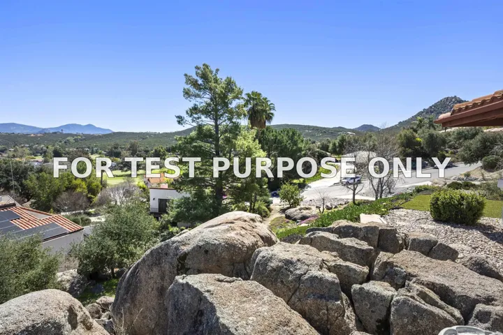 Demo/Test Data 15519 Calistoga Dr., Ramona, Ca 92065