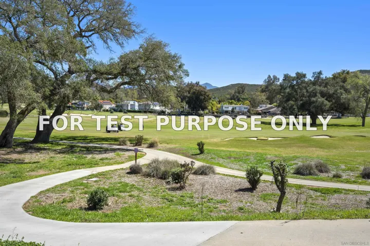 Demo/Test Data 15519 Calistoga Dr., Ramona, Ca 92065