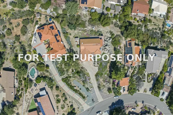 Demo/Test Data 15519 Calistoga Dr., Ramona, Ca 92065