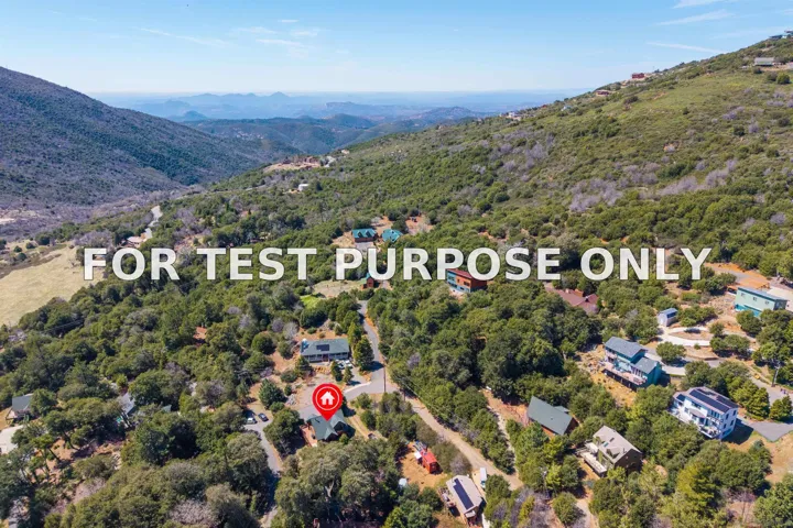 Demo/Test Data 15469 Incapa Rd, Julian, Ca 92036
