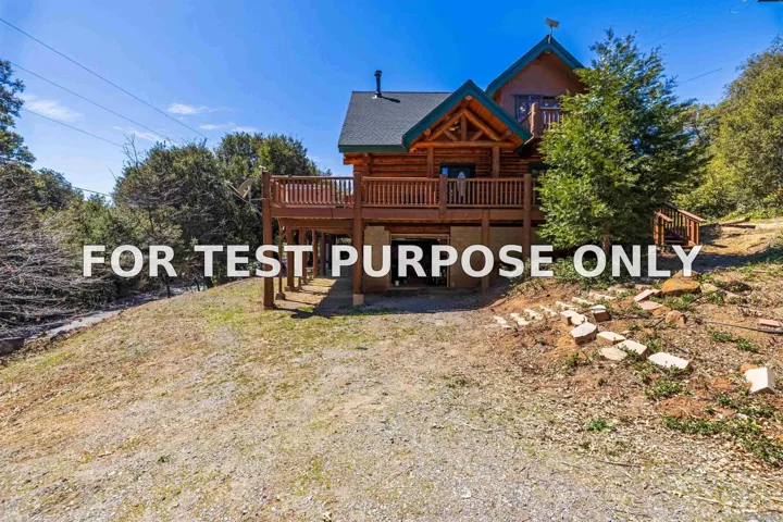 Demo/Test Data 15469 Incapa Rd, Julian, Ca 92036