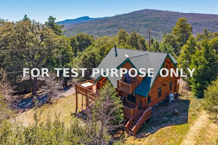 Demo/Test Data 15469 Incapa Rd, Julian, Ca 92036
