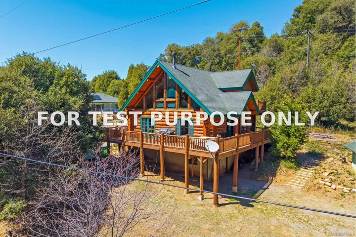 Demo/Test Data 15469 Incapa Rd, Julian, Ca 92036