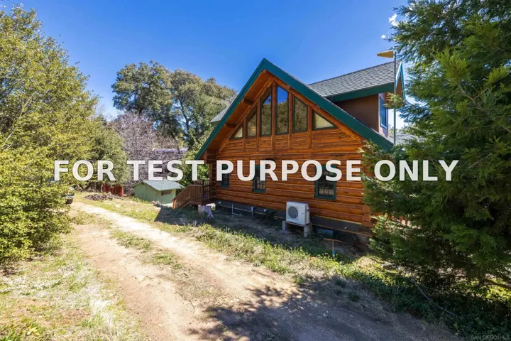Demo/Test Data 15469 Incapa Rd, Julian, Ca 92036