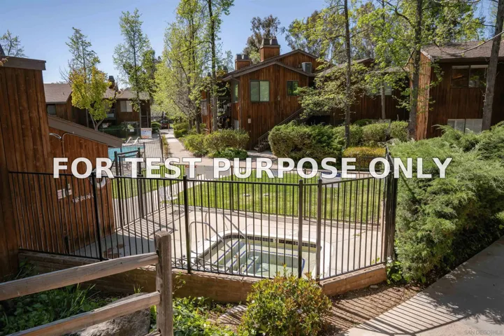 Demo/Test Data 2157 Arnold Way Unit 324, Alpine, Ca 91901