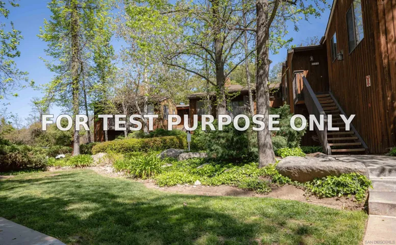 Demo/Test Data 2157 Arnold Way Unit 324, Alpine, Ca 91901
