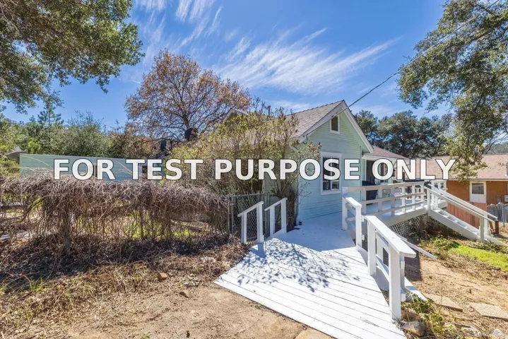 Demo/Test Data 1267 Ridge Trl, Julian, Ca 92036