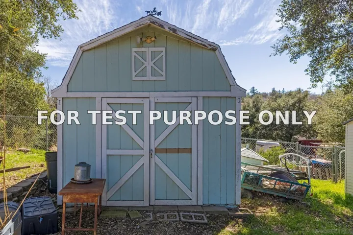 Demo/Test Data 1267 Ridge Trl, Julian, Ca 92036