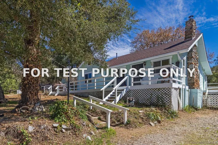 Demo/Test Data 1267 Ridge Trl, Julian, Ca 92036