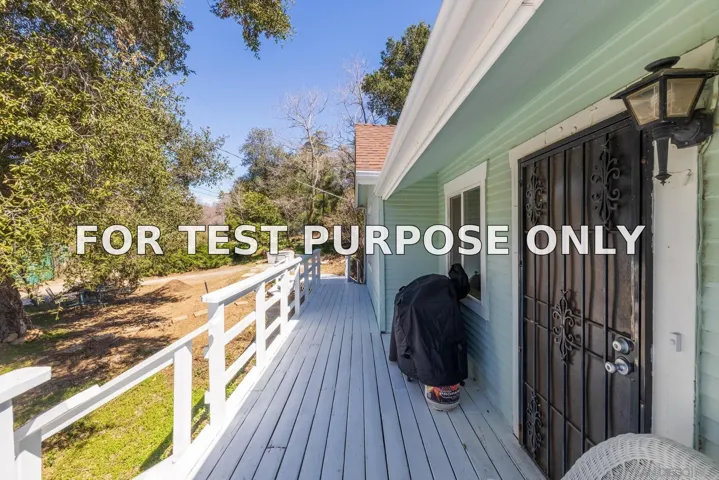 Demo/Test Data 1267 Ridge Trl, Julian, Ca 92036