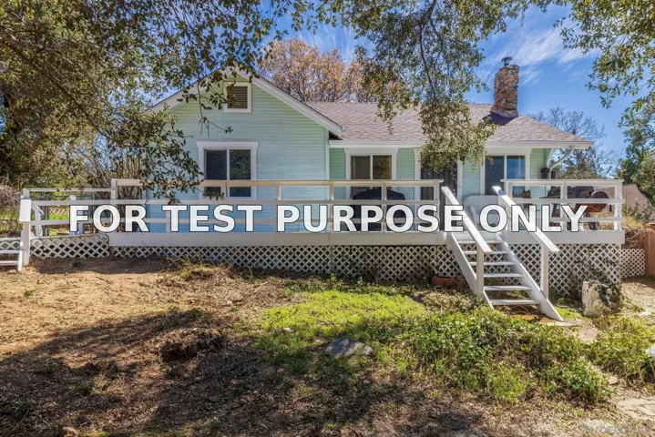 Demo/Test Data 1267 Ridge Trl, Julian, Ca 92036
