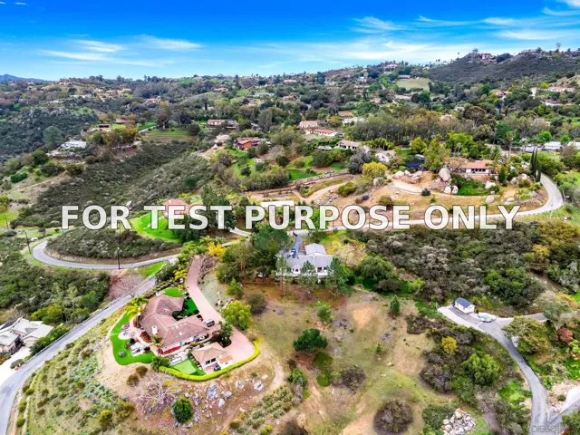 Demo/Test Data 28983 Mountain Meadow Rd, Escondido, Ca 92026