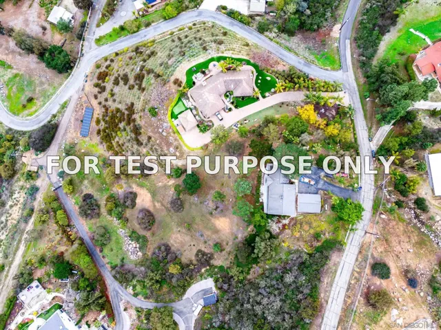 Demo/Test Data 28983 Mountain Meadow Rd, Escondido, Ca 92026