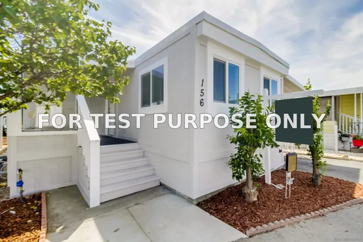 Demo/Test Data 410 S 1st Street Unit 156, El Cajon, Ca 92019