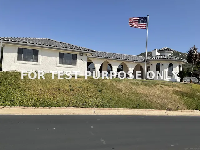 Demo/Test Data 15935 Spring Oaks Rd Unit 112, El Cajon, Ca 92021