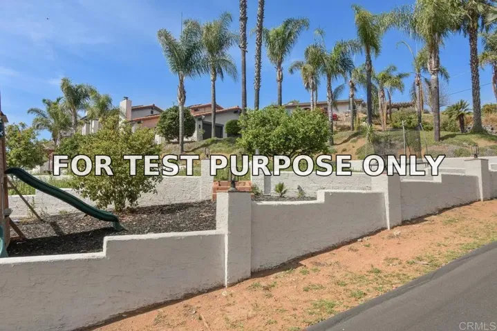 Demo/Test Data 2044 Eula Lane, El Cajon, Ca 92019