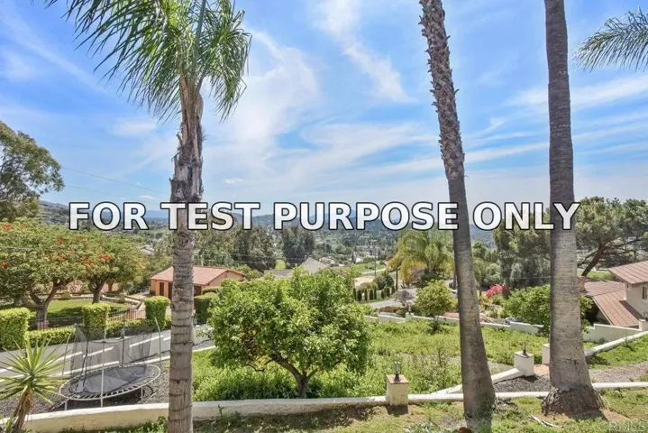 Demo/Test Data 2044 Eula Lane, El Cajon, Ca 92019