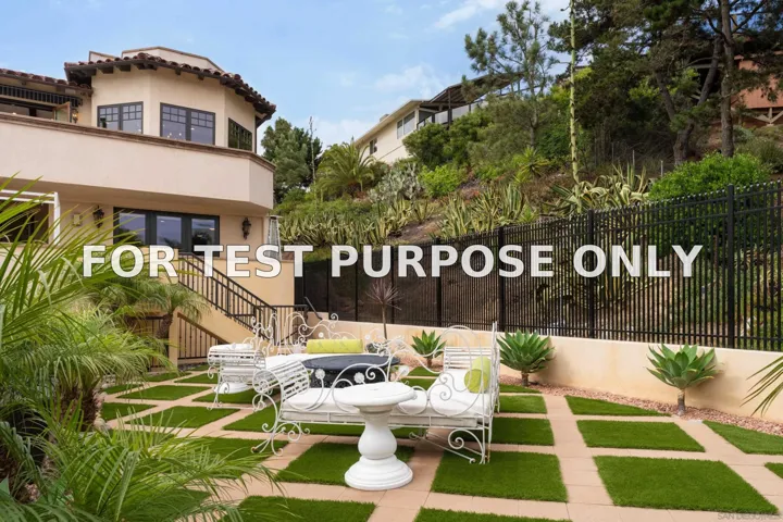 Demo/Test Data 1045 Van Nuys St., San Diego, Ca 92109