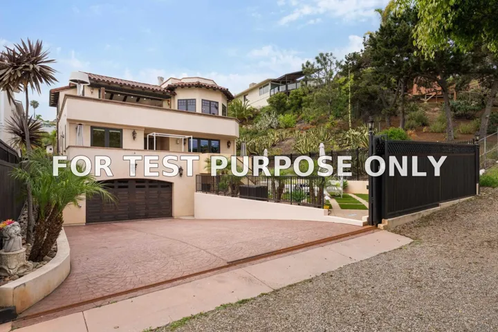 Demo/Test Data 1045 Van Nuys St., San Diego, Ca 92109