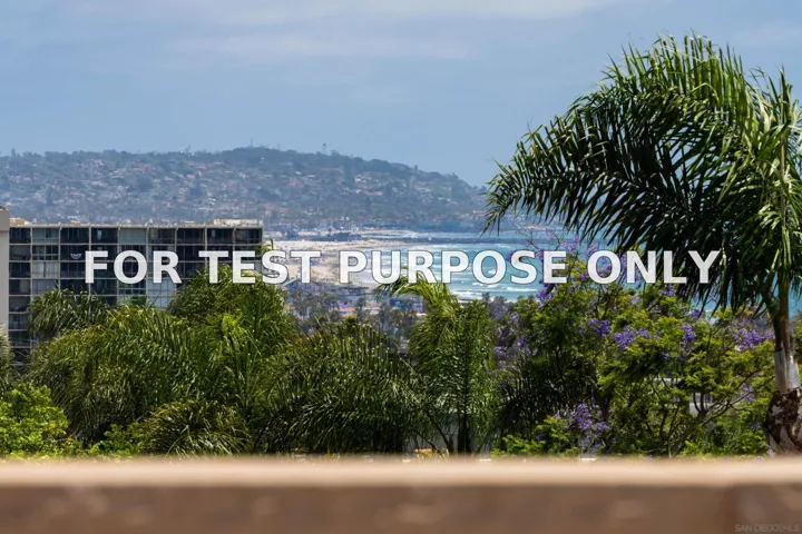 Demo/Test Data 1045 Van Nuys St., San Diego, Ca 92109