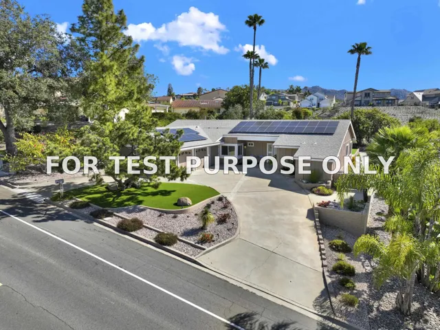 Demo/Test Data 17351 Saint Andrews Dr, Poway, Ca 92064