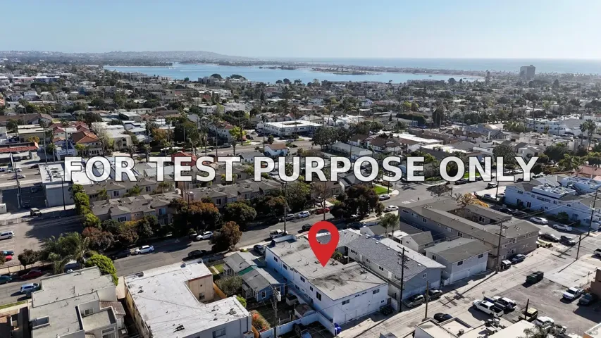 Demo/Test Data 1532 Hornblend Street, San Diego, Ca 92109