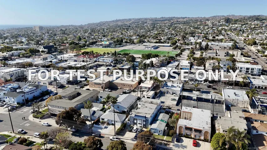 Demo/Test Data 1532 Hornblend Street, San Diego, Ca 92109