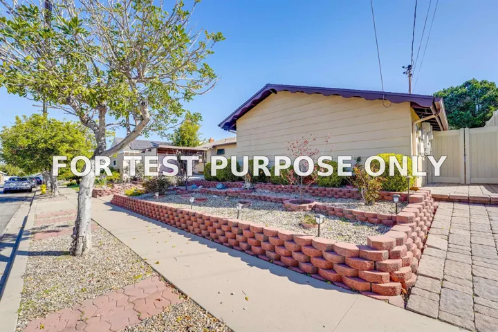 Demo/Test Data 2357 Salisbury Dr, San Diego, Ca 92123