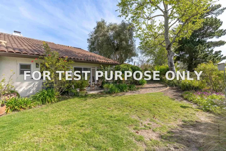 Demo/Test Data 14736 Caminito Orense Oeste, San Diego, Ca 92129