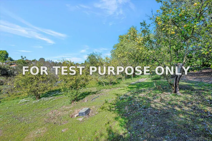 Demo/Test Data 1761 Winterwarm Dr, Fallbrook, Ca 92028