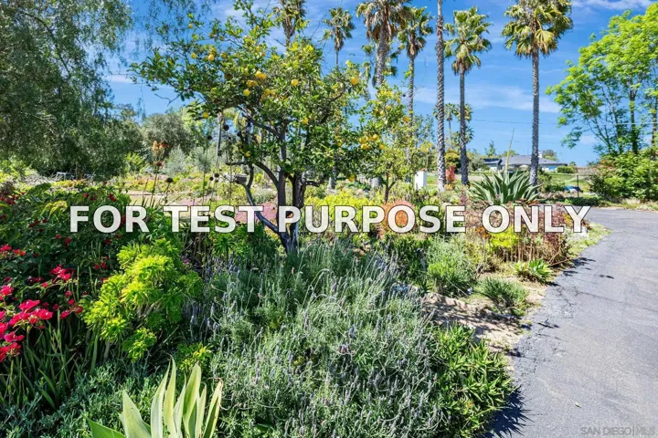 Demo/Test Data 1761 Winterwarm Dr, Fallbrook, Ca 92028