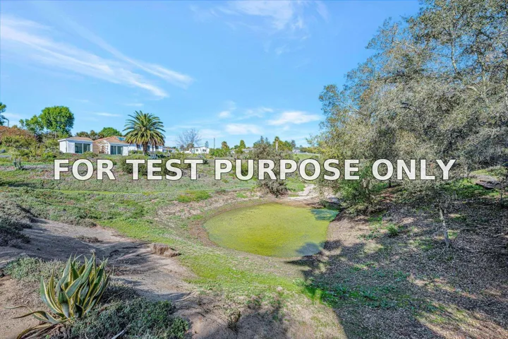 Demo/Test Data 1761 Winterwarm Dr, Fallbrook, Ca 92028