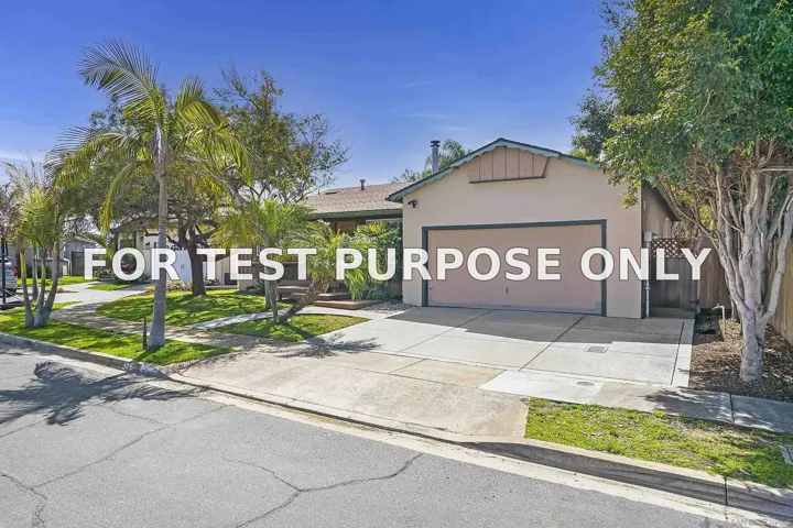 Demo/Test Data 3061 Dow Pl, San Diego, Ca 92117